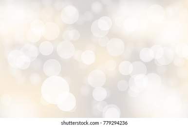 Luzes bokeh abstratas com ilustração de fundo de luz suave