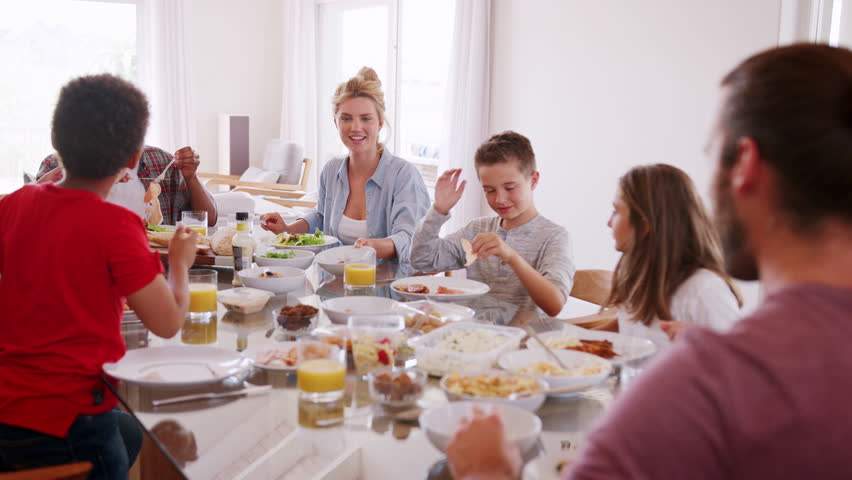 My mother dinner every day